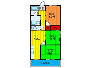 小川弐番館の物件間取画像